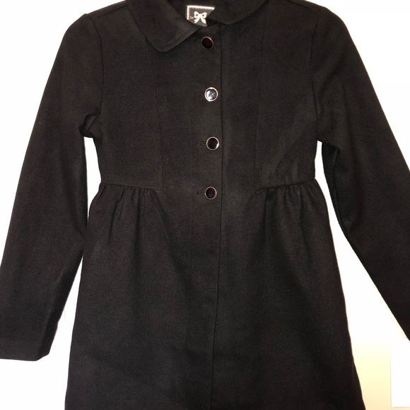 Adorable black Gymboree peacoat! - Picture 1 of 6